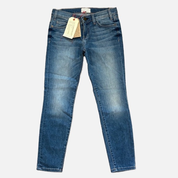 Current/Elliott The Stiletto Skinny Cropped Jean in Carnival NWT - Picture 13 of 14